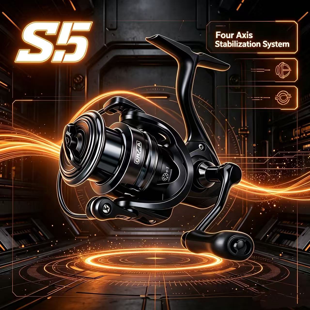 Abu Garcia Reel Revo - بكرة صيد FISHINGFANS S5 ذات سلك