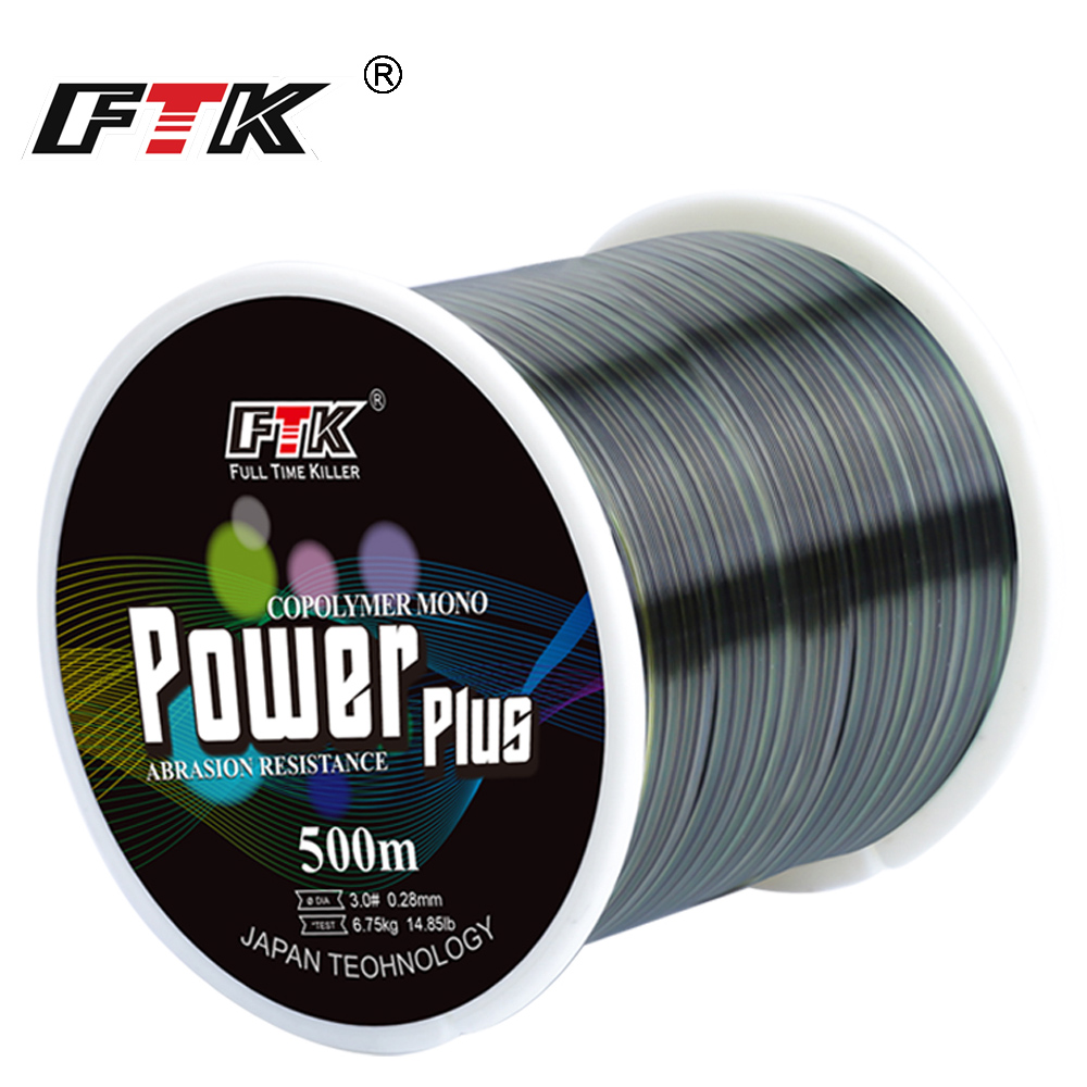 Fluorocarbon Line - FTK 500 متر خيط صنارة الصيد