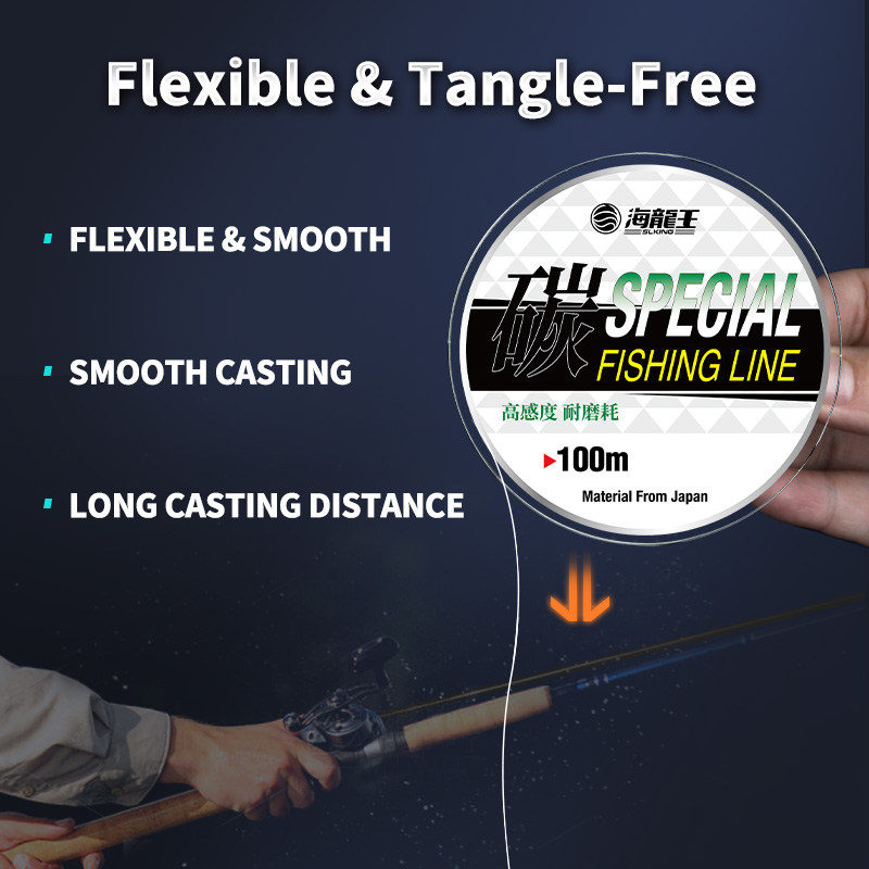 خيط صيد LOONG BRAID مغلف بالفل - مراجعة Fluorocarbon Line وسعره