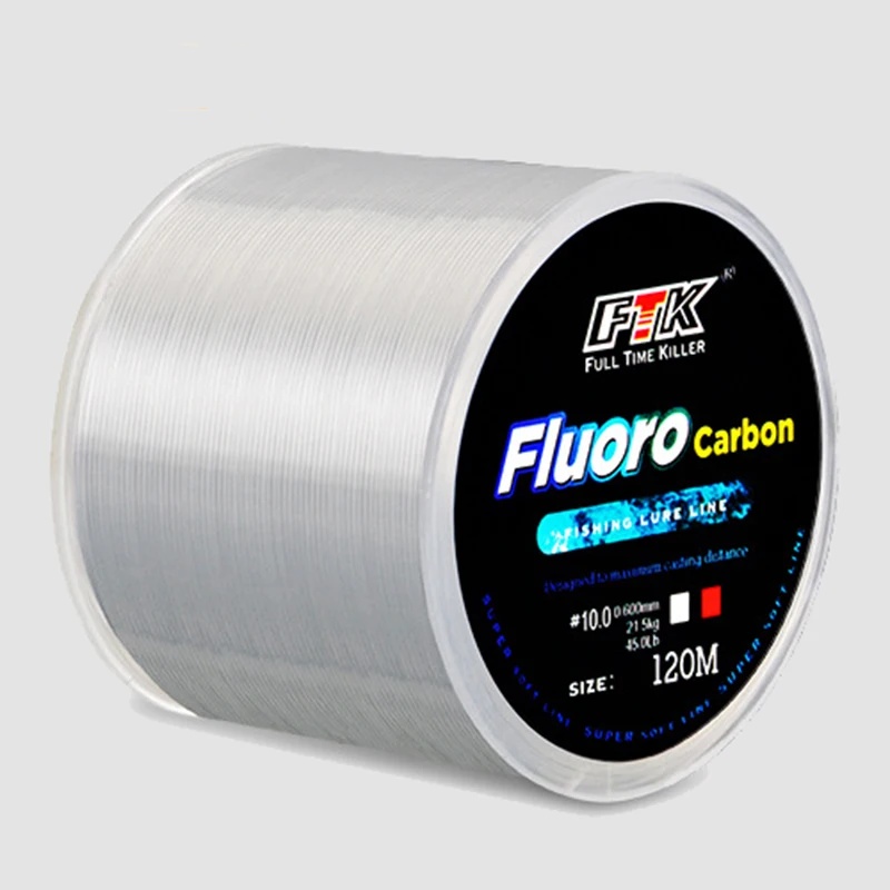 120 متر خيط صنارة الصيد 0.14 م - مراجعة Fluorocarbon Line وسعره