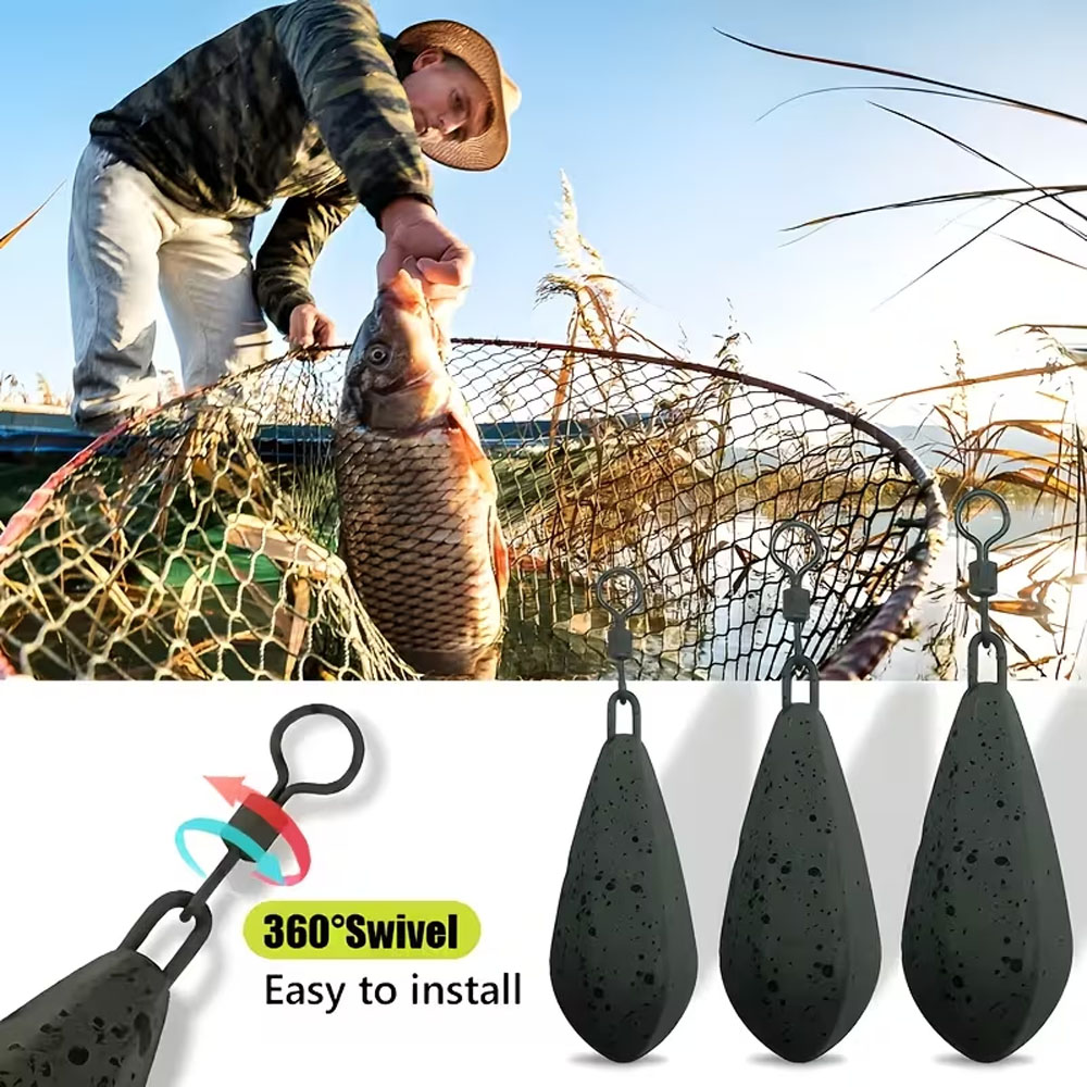 مجموعة من 4 أوزان ثقيلة لصيد ا - مراجعة Saltwater Line وسعره