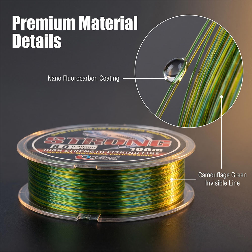 خيط صيد أحادي الشعيرة من الفلو - مراجعة Fluorocarbon Line وسعره