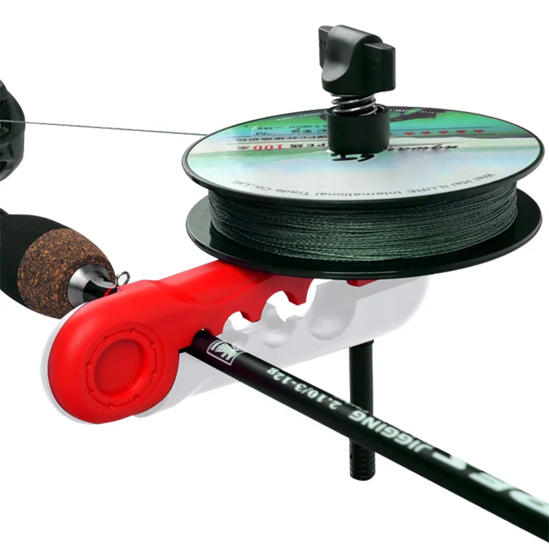 1 مجموعة أدوات صيد محمولة بكرة - مراجعة Fishing Line Winder وسعره