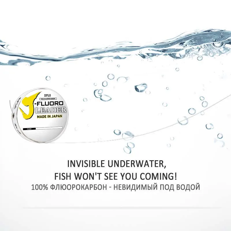 خط صيد السمك DAIWAJ-FLUORO Flu - مراجعة Fluorocarbon Line وسعره